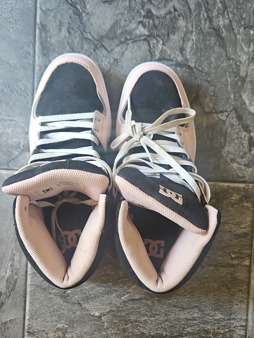 DC Sneakers Pink And Black